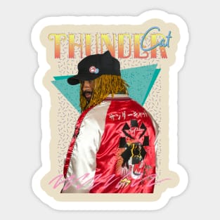 Thundercat Retro Aesthetic Sticker